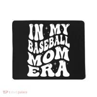 In My Baseball Mom Era Groovy Sport Mousepad thumb 0
