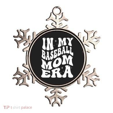 In My Baseball Mom Era Groovy Sport Ornament