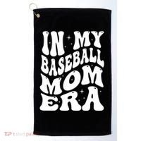 In My Baseball Mom Era Groovy Sport Golf Towel thumb 0