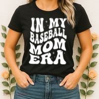 In My Baseball Mom Era Groovy Sport Women's T-Shirt thumb 2