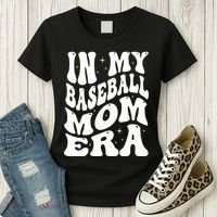 In My Baseball Mom Era Groovy Sport Women's T-Shirt thumb 3