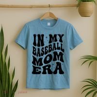 In My Baseball Mom Era Groovy Sport T-Shirt thumb 2