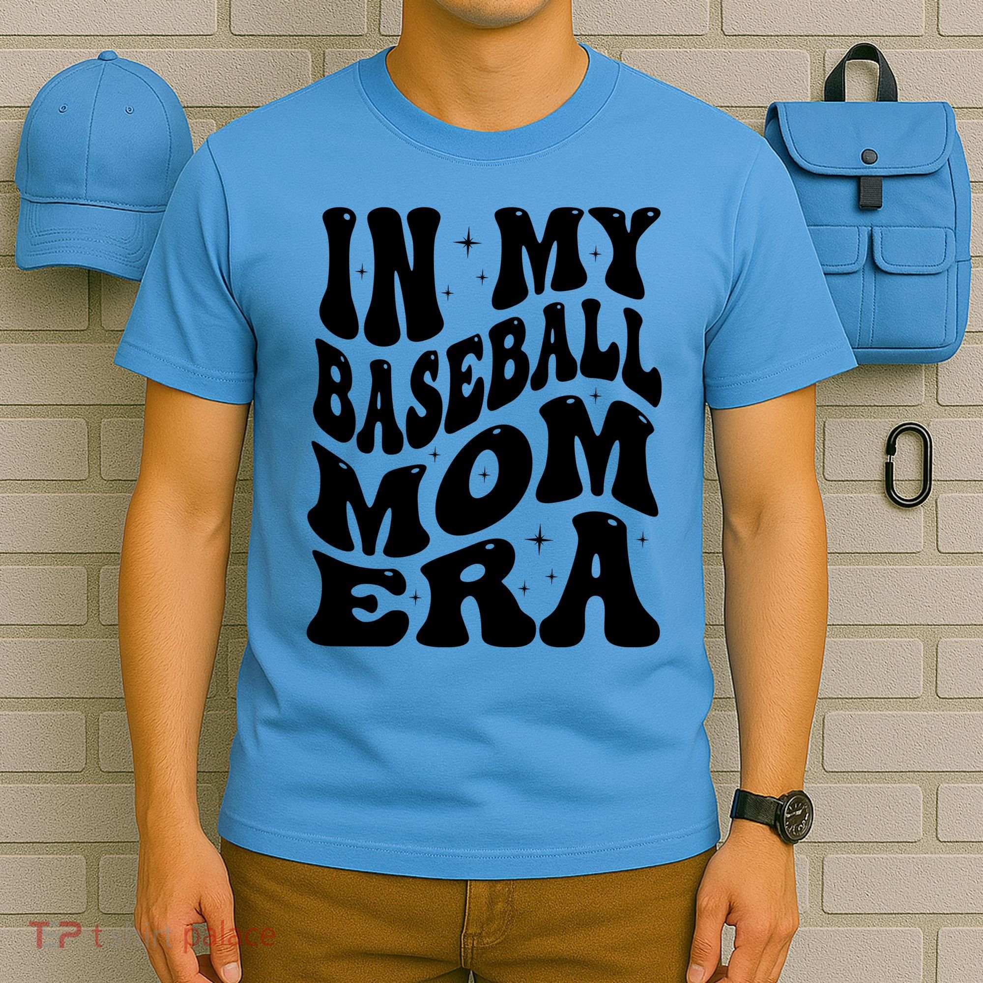 In My Baseball Mom Era Groovy Sport T-Shirt