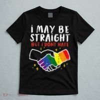 I May Be Straight But I Dont Hate G.A.Y Pride Flag L.G.B.T.Q Ally T-Shirt thumb 5
