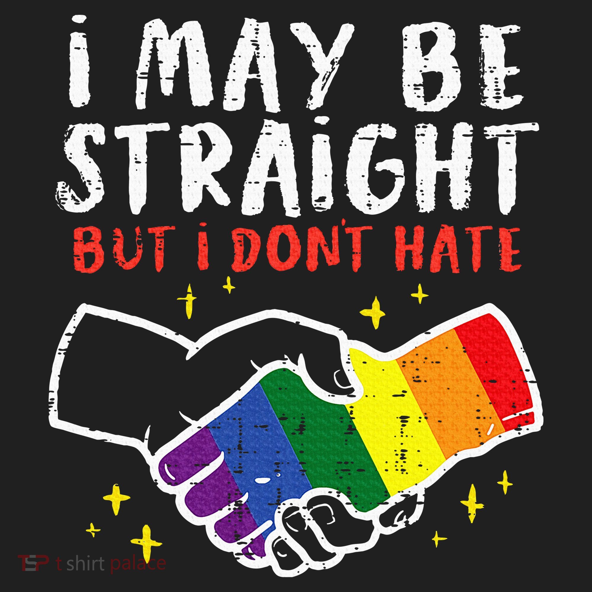I May Be Straight But I Dont Hate G.A.Y Pride Flag L.G.B.T.Q Ally Tumbler