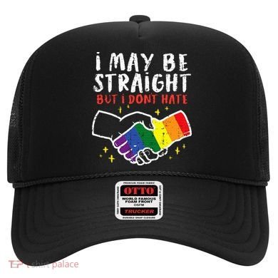 I May Be Straight But I Dont Hate G.A.Y Pride Flag L.G.B.T.Q Ally Hat