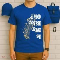 Is My Bike Ok? Funny Vintage Biker Gift For Bikers T-Shirt thumb 6