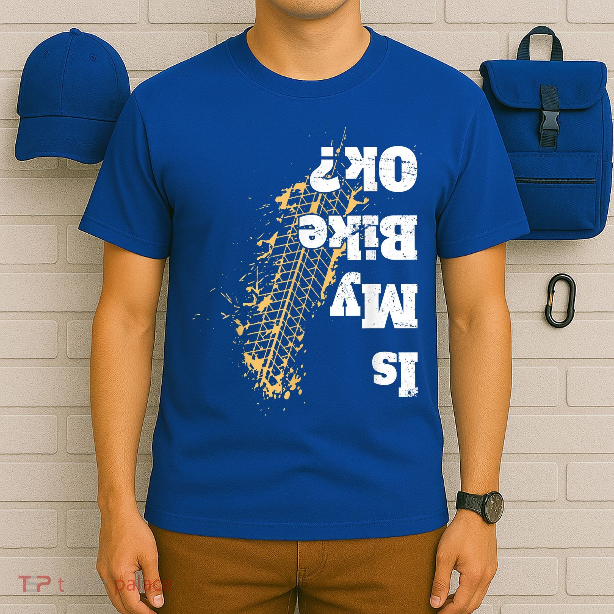 Is My Bike Ok? Funny Vintage Biker Gift For Bikers T-Shirt