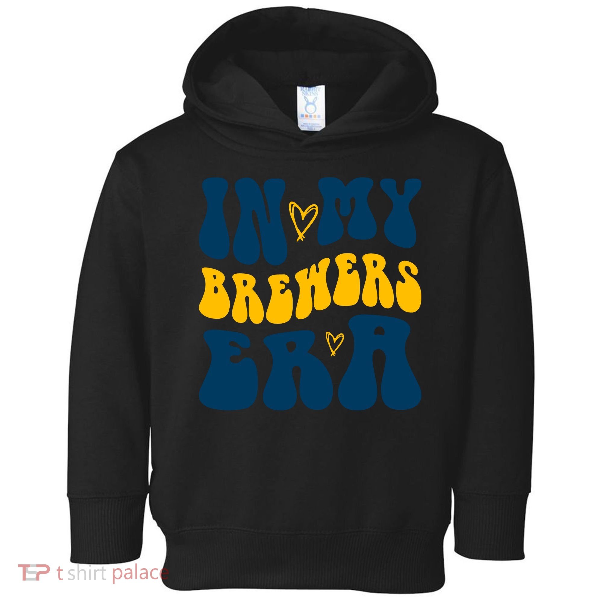 In My Brewers Era Milwaukee Baseball Lover Toddler Hoodie