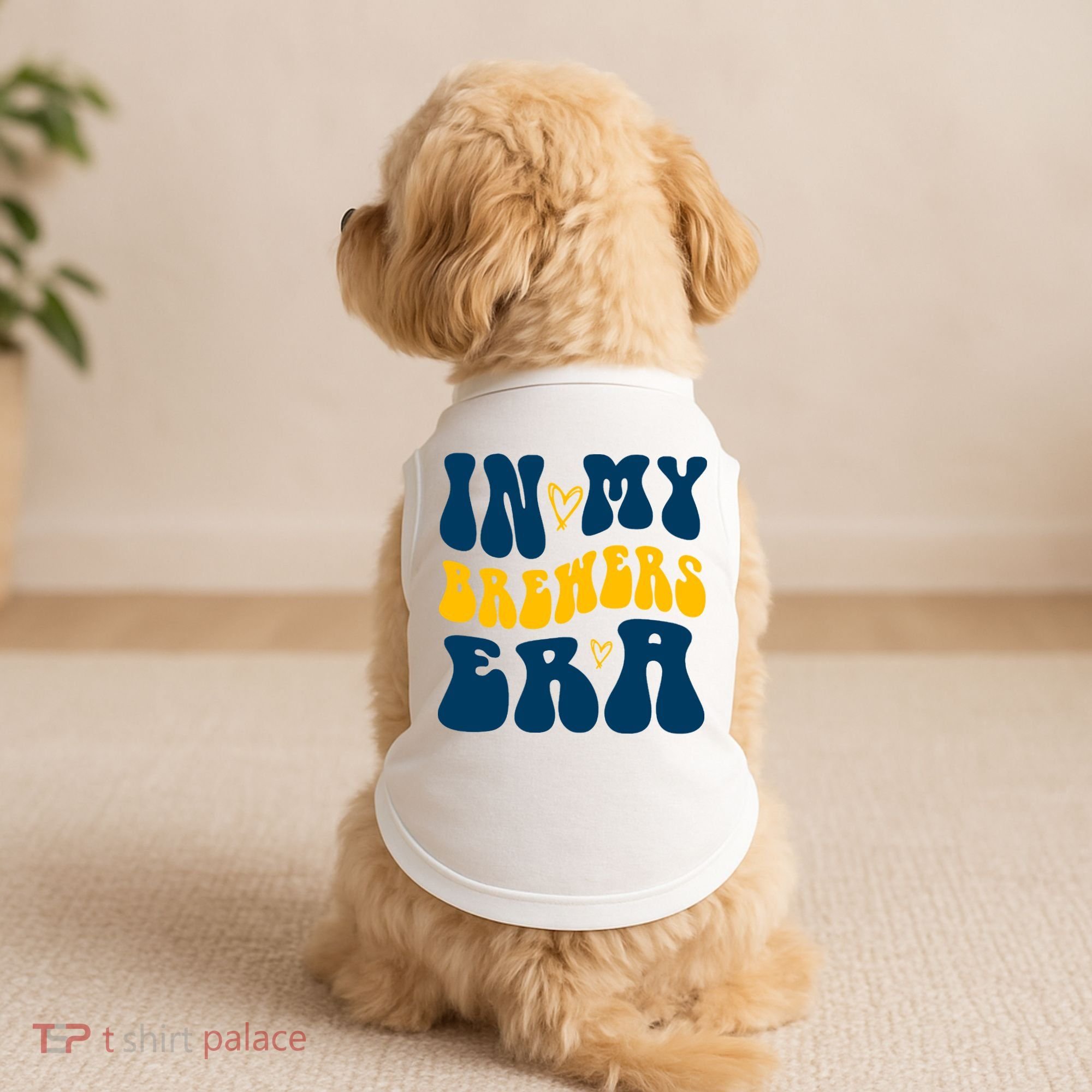 In My Brewers Era Milwaukee Baseball Lover Doggie Tank