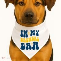 In My Brewers Era Milwaukee Baseball Lover USA-Made Doggie Bandana thumb 1