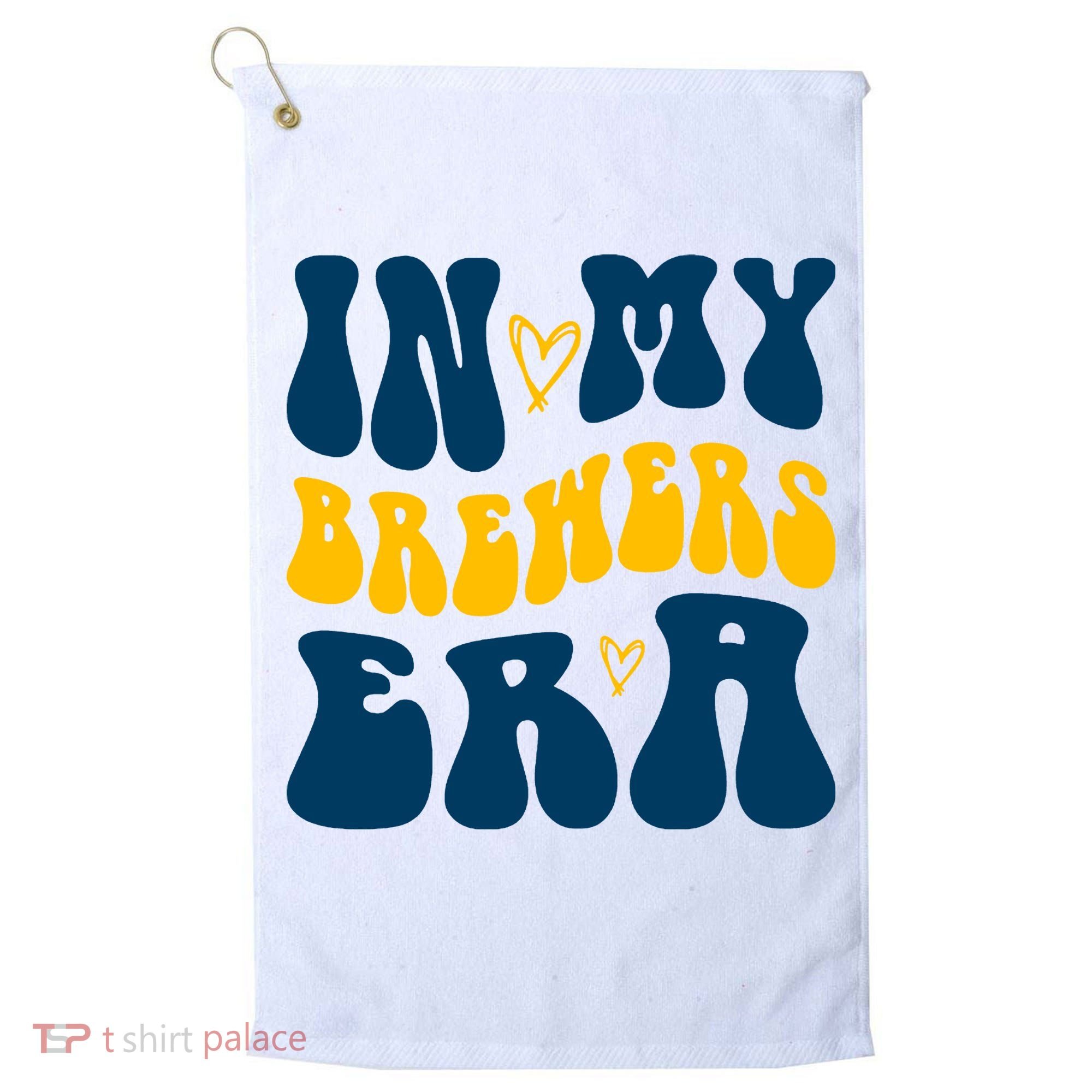 In My Brewers Era Milwaukee Baseball Lover Golf Towel