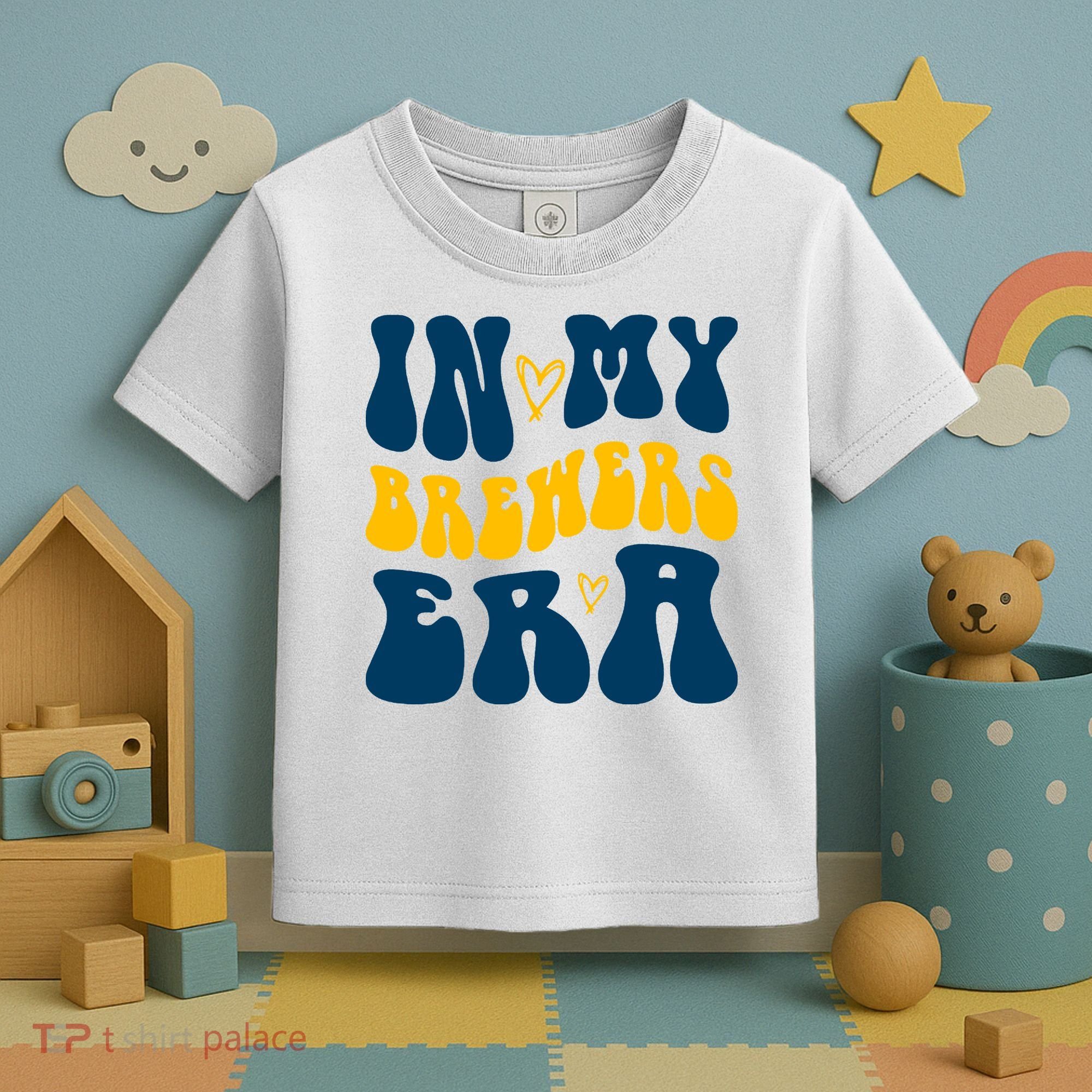 In My Brewers Era Milwaukee Baseball Lover Toddler T-Shirt