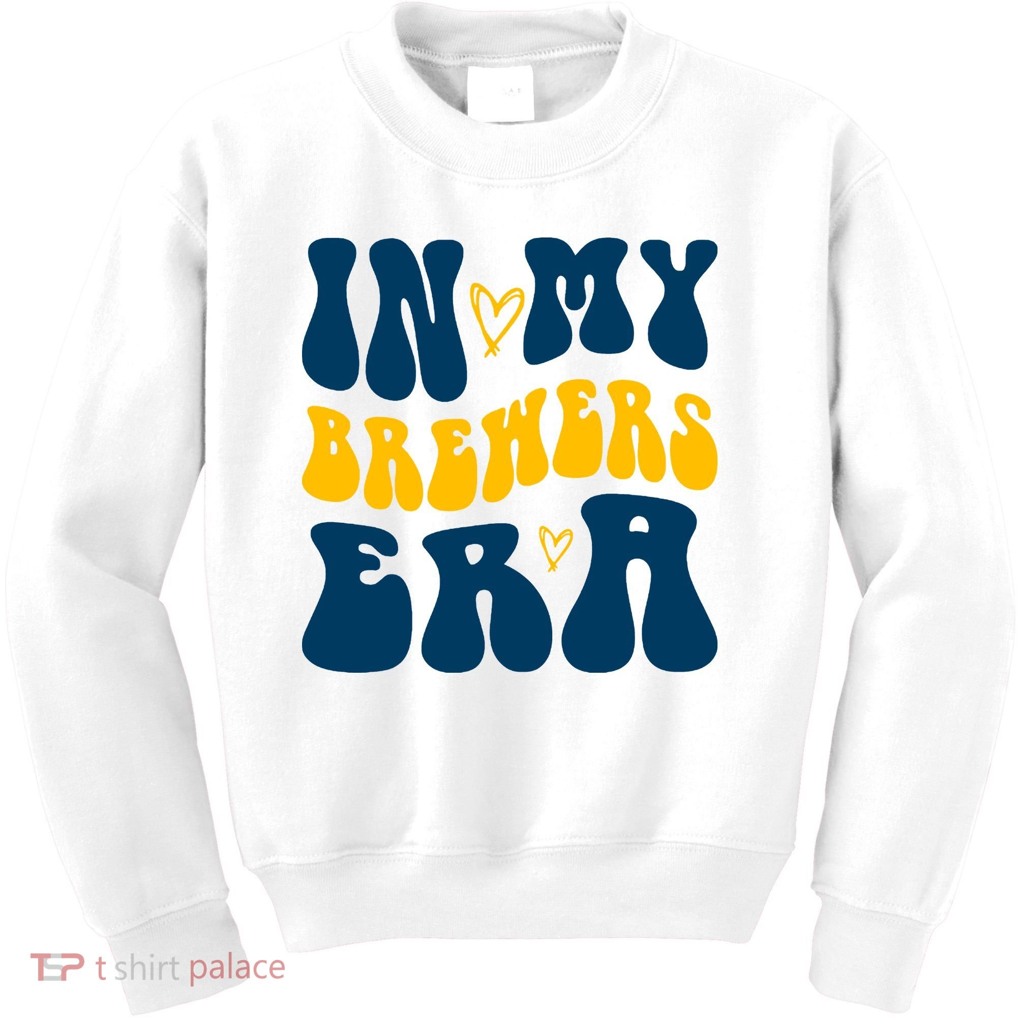 In My Brewers Era Milwaukee Baseball Lover Kids Sweatshirt