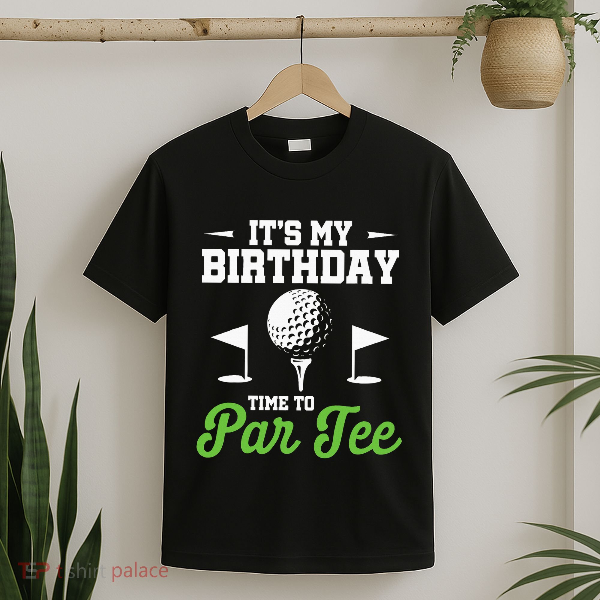 ItS My Birthday Time To Par Golfer Golf Party Golfing T-Shirt