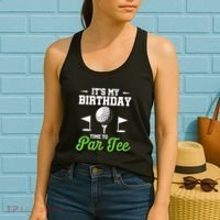 ItS My Birthday Time To Par Golfer Golf Party Golfing Women's Tank Top thumb 2