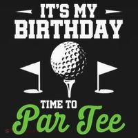 ItS My Birthday Time To Par Golfer Golf Party Golfing Women's Long Sleeve Shirt thumb 2