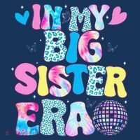 In My Big Sister Era Cute To Be A Big Sister Sweatshirt thumb 3