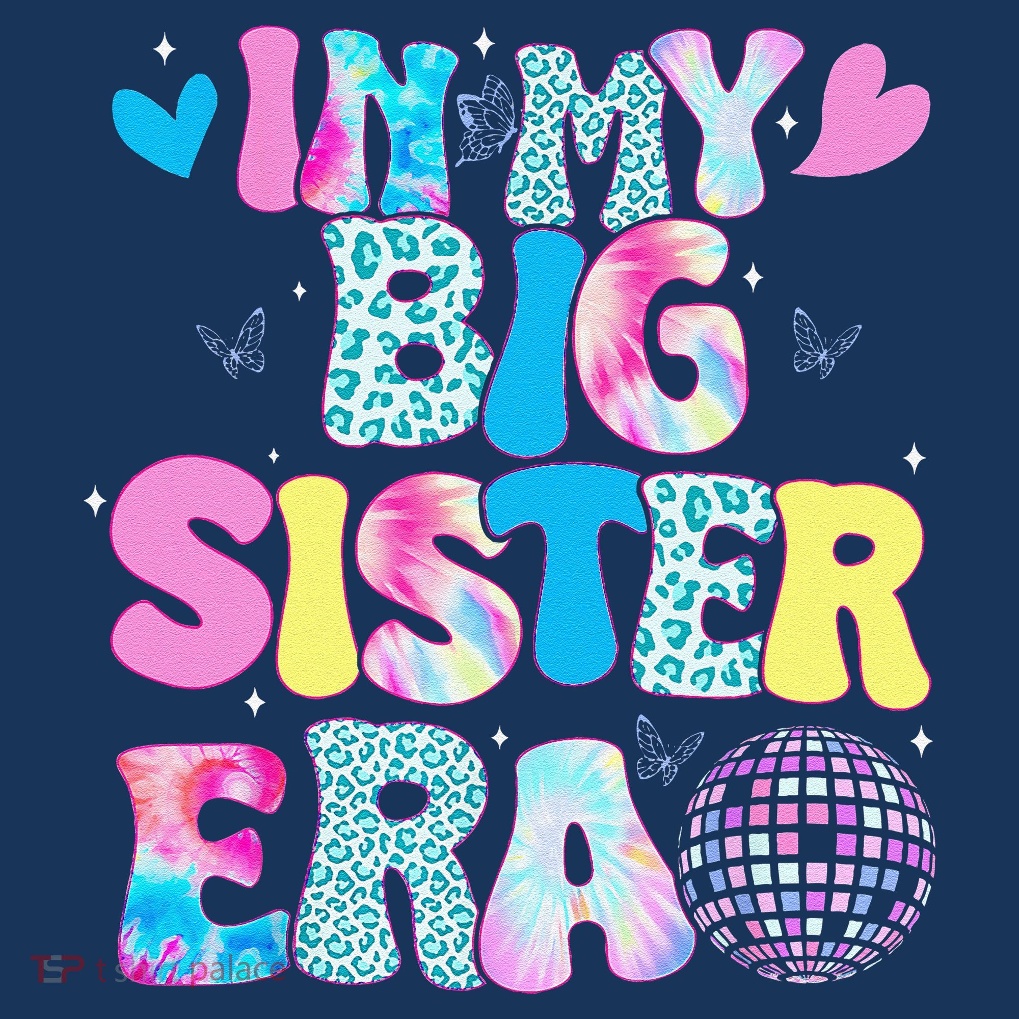 In My Big Sister Era Cute To Be A Big Sister Kids Hoodie