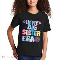 In My Big Sister Era Cute To Be A Big Sister Kids T-Shirt thumb 2