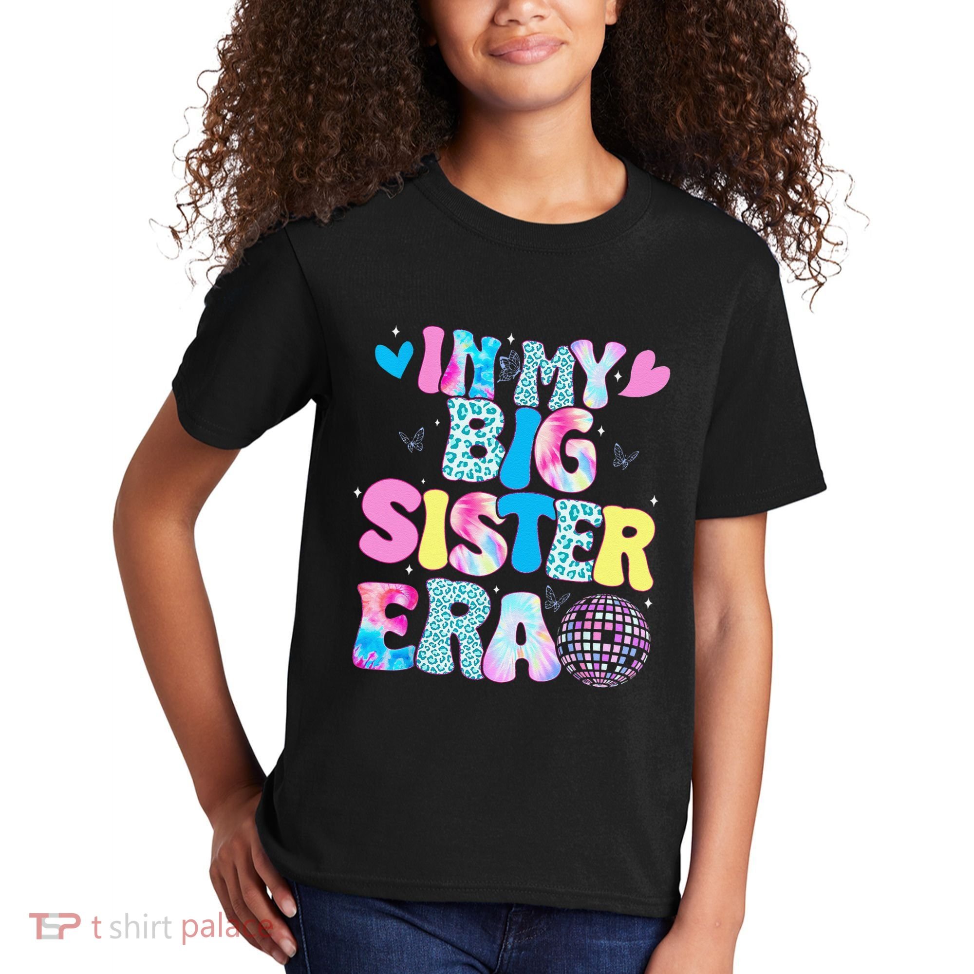 In My Big Sister Era Cute To Be A Big Sister Kids T-Shirt