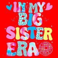 In My Big Sister Era Cute To Be A Big Sister Santa Hat thumb 1