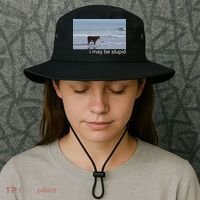 I May Be Stupid Funny Bucket Hat thumb 3