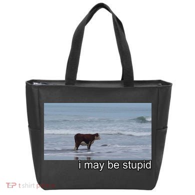 I May Be Stupid Funny Tote Bag