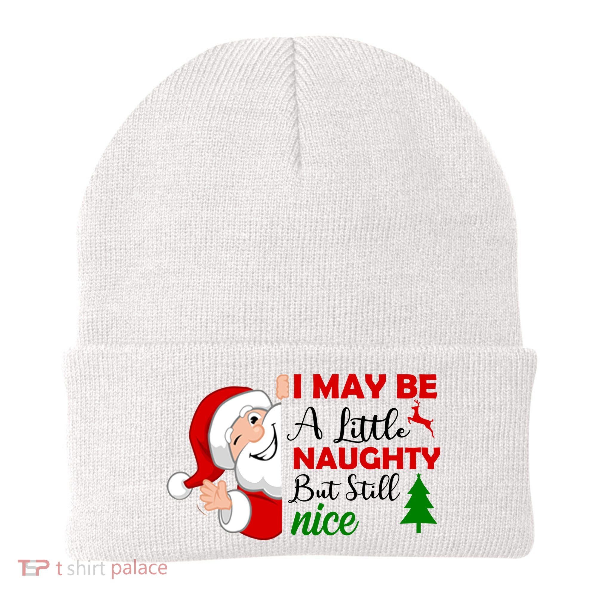 I May Be A Little Naughty But Still Nice Beanie
