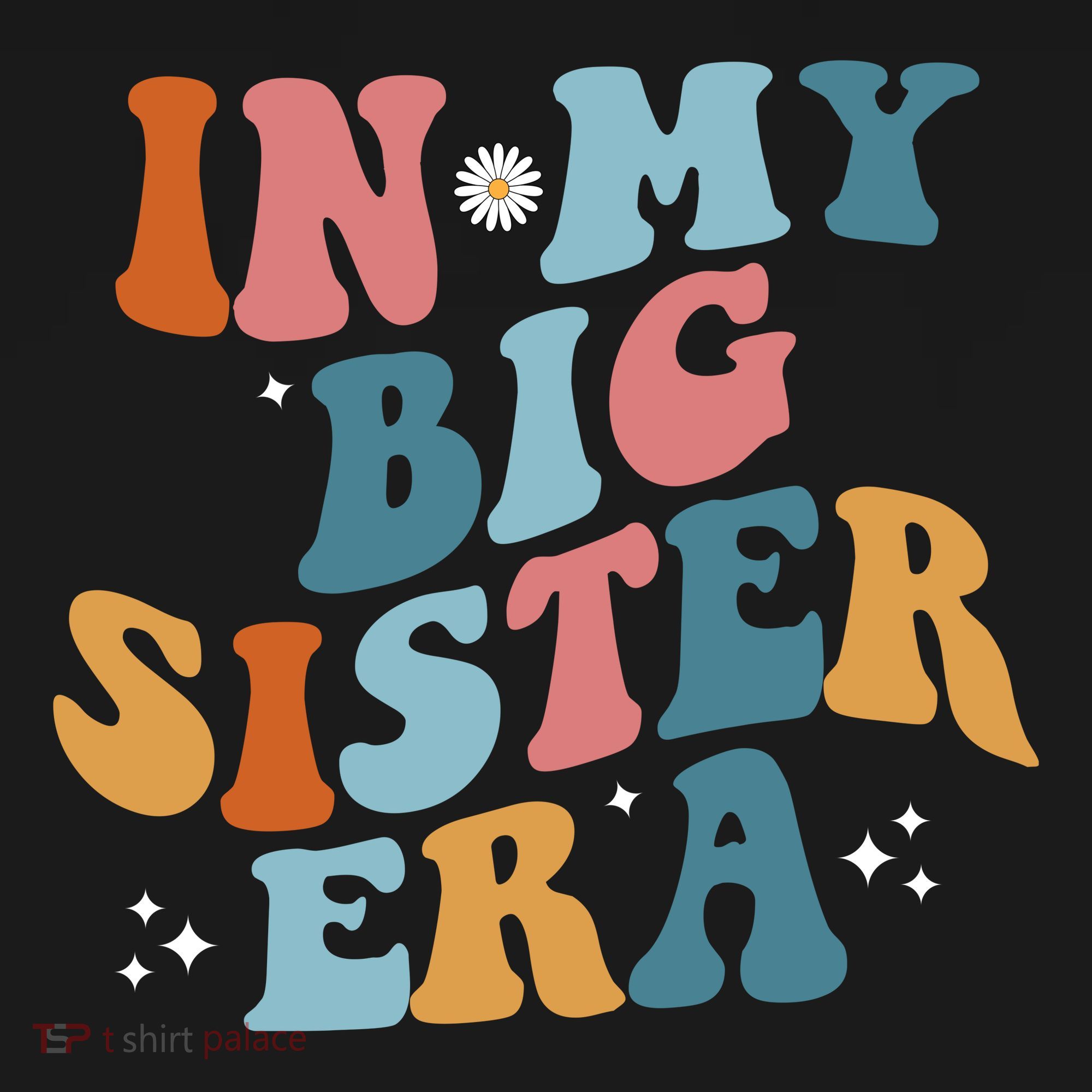 In My Big Sis Era Groovy Tote Bag