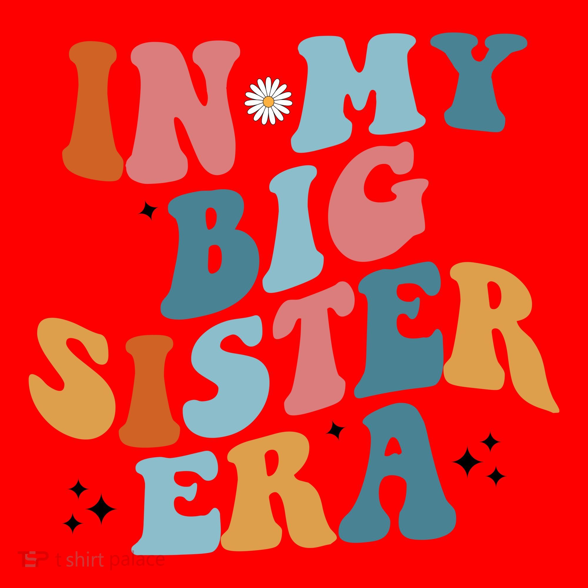 In My Big Sis Era Groovy Santa Hat