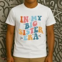 In My Big Sis Era Groovy T-Shirt thumb 3