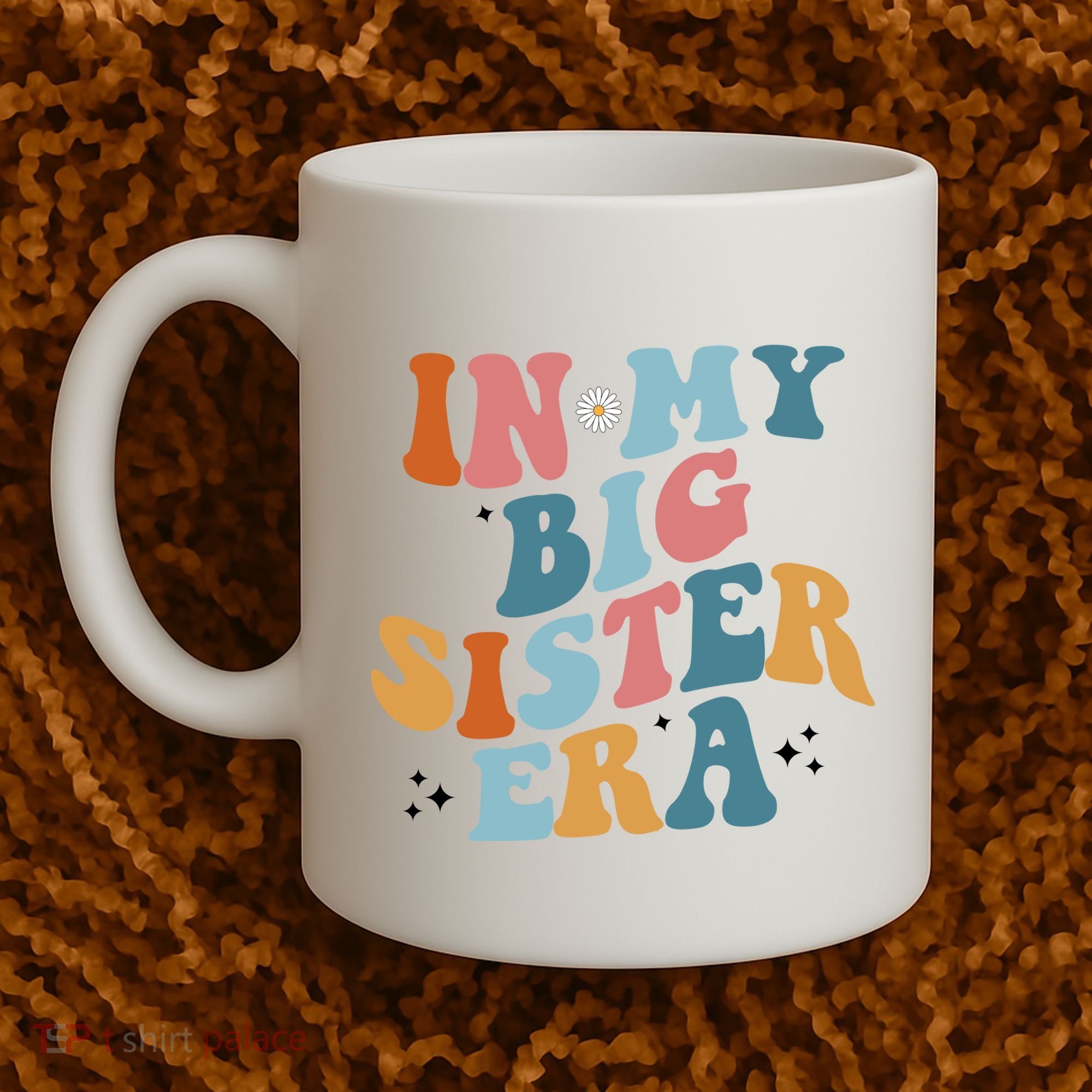 In My Big Sis Era Groovy Coffee Mug
