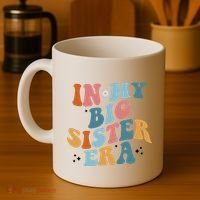 In My Big Sis Era Groovy Coffee Mug thumb 4