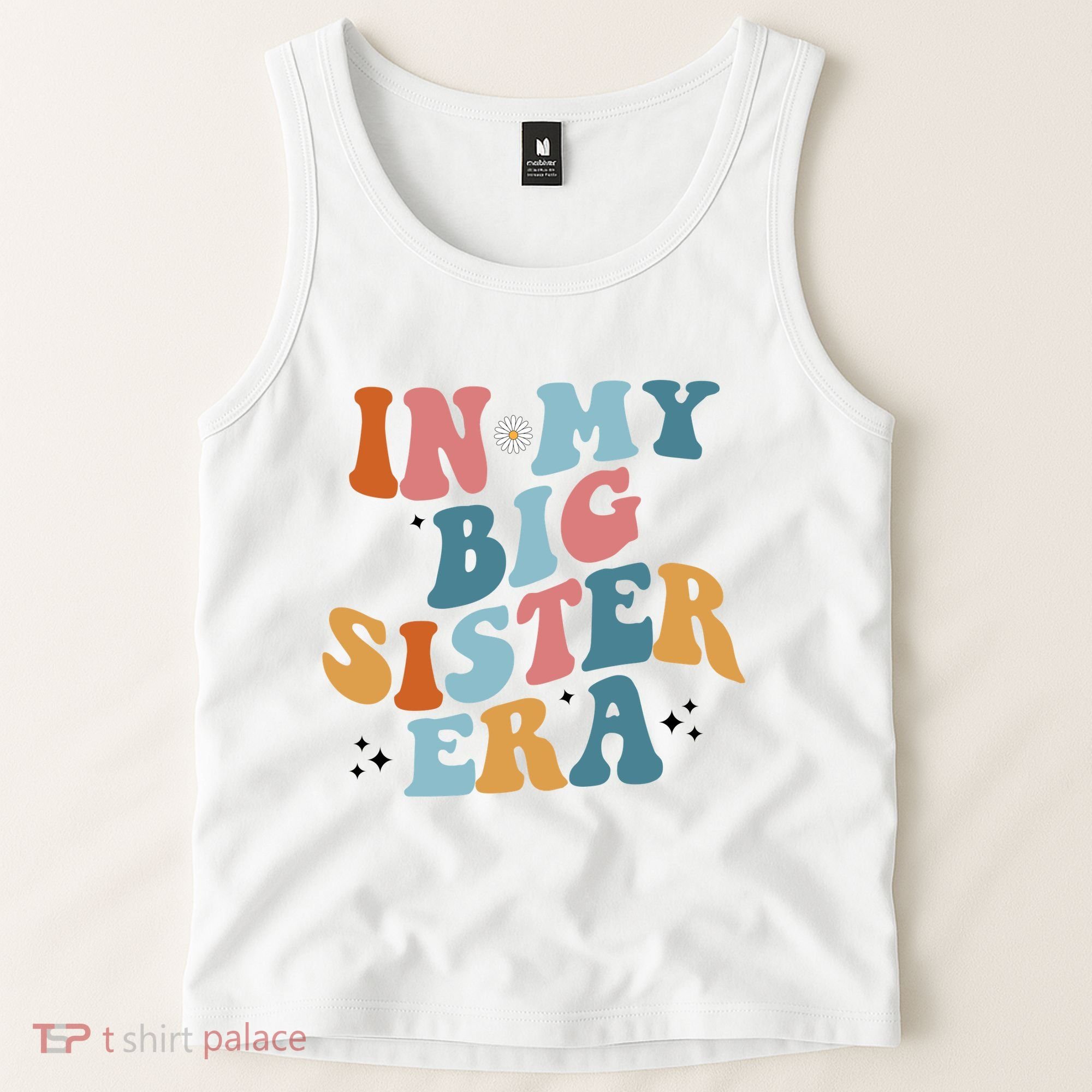 In My Big Sis Era Groovy Tank Top