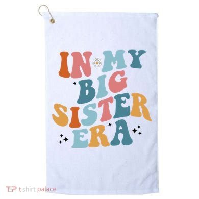 In My Big Sis Era Groovy Golf Towel