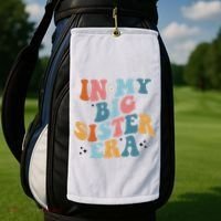 In My Big Sis Era Groovy Golf Towel thumb 2