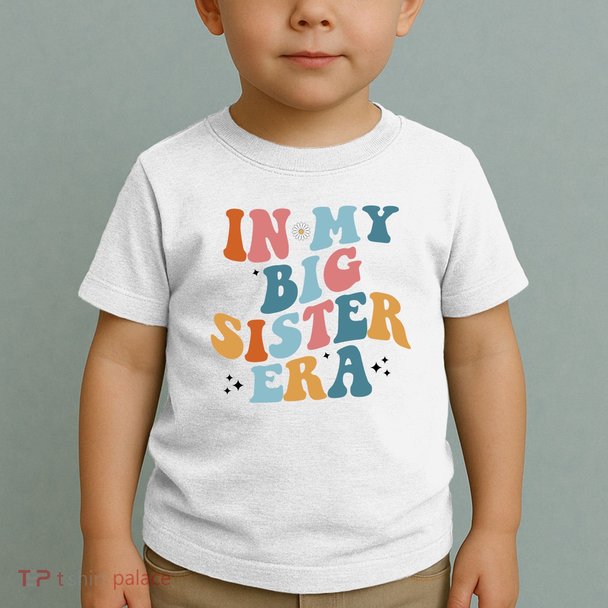 In My Big Sis Era Groovy Toddler T-Shirt