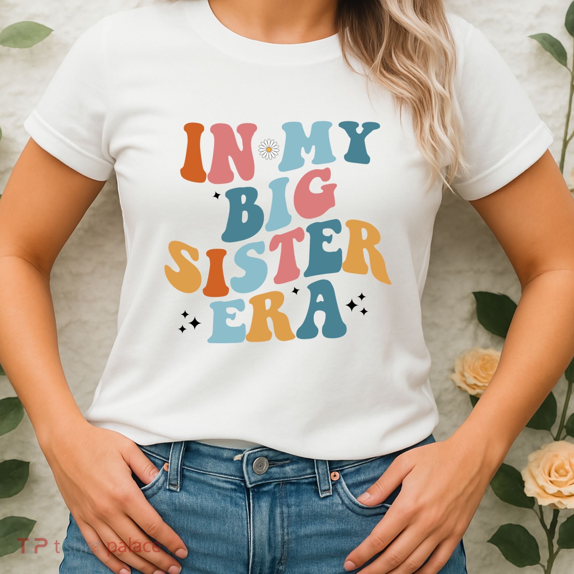In My Big Sis Era Groovy Women's T-Shirt