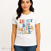 In My Big Sis Era Groovy Women's T-Shirt thumb 4