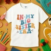 In My Big Sis Era Groovy Kids T-Shirt thumb 3