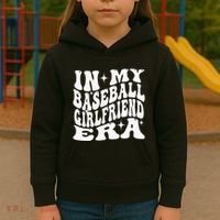 In My Baseball Girlfriend Era Kids Hoodie thumb 3