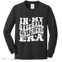 In My Baseball Girlfriend Era Kids Long Sleeve Shirt thumb 0