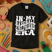 In My Baseball Girlfriend Era Kids T-Shirt thumb 3
