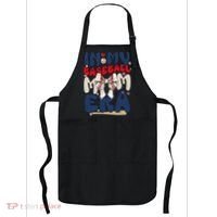 In My Baseball Mom Era Baseball Mama Coquette Bow Game Day Apron thumb 0