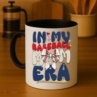 In My Baseball Mom Era Baseball Mama Coquette Bow Game Day Coffee Mug thumb 4