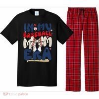 In My Baseball Mom Era Baseball Mama Coquette Bow Game Day Pajama Set thumb 0