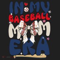 In My Baseball Mom Era Baseball Mama Coquette Bow Game Day Sport-Tek Posi-UV Pro Polo thumb 2