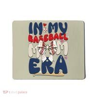 In My Baseball Mom Era Baseball Mama Coquette Bow Game Day Mousepad thumb 0