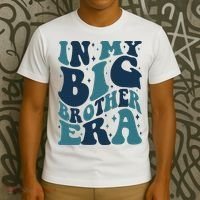 In My Big Brother Era Family Brother T-Shirt thumb 3